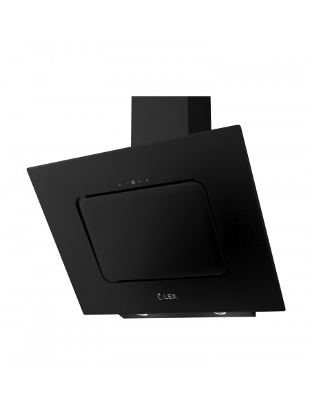 Наклонная кухонная вытяжка LEX LUNA 600 BLACK